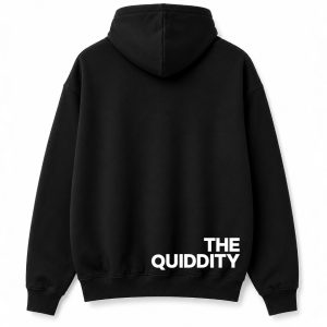 THE Q HOODIE black
